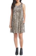 Women's Karen Kane Chloe Leopard Print Sleeveless Dress - Brown