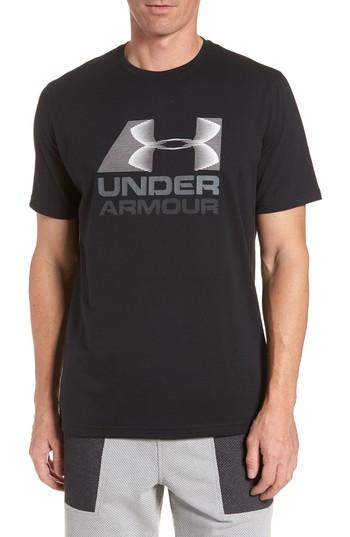 Men's Under Armour Trim Fit Vanish Logo T-shirt - Black