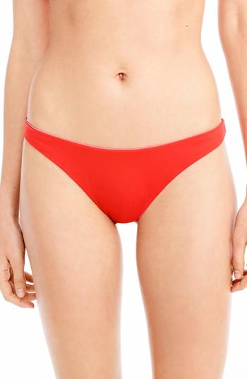 Women's J.crew Reversible Bikini Bottoms
