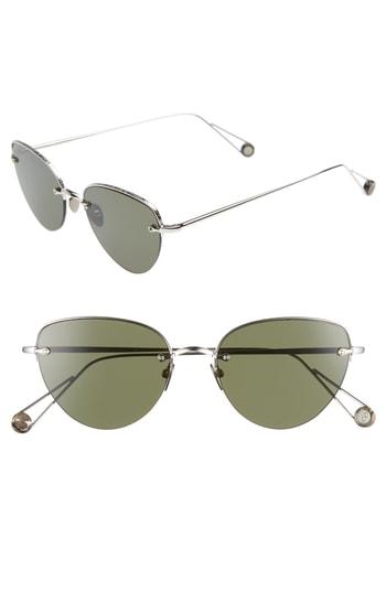 Women's Ahlem Dalida 53mm Cat Eye Sunglasses - White Gold