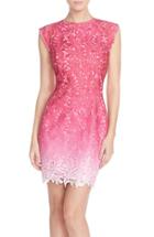 Women's Adelyn Rae Ombre Lace Sheath Dress