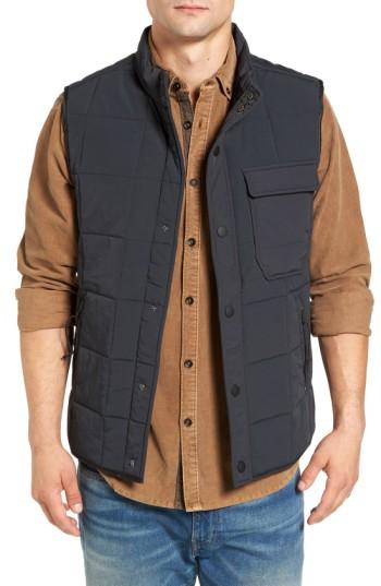 Men's Jeremiah Quilted Vest, Size - Black