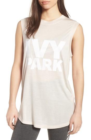 Women's Ivy Park Logo Tank - Beige