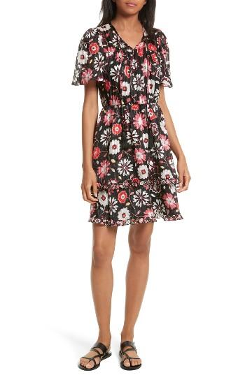 Women's Kate Spade New York Casa Flora A-line Silk Dress