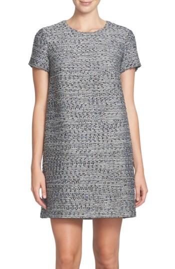 Women's Cece Kayte Metallic Tweed Shift Dress - Black