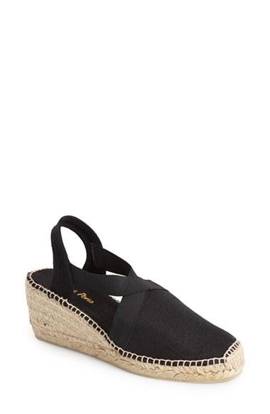 Women's Toni Pons 'ter' Slingback Espadrille Sandal Eu - Black