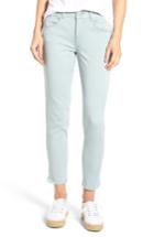 Petite Women's Wit & Wisdom Ab-solution Stretch Twill Skinny Pants P - Blue