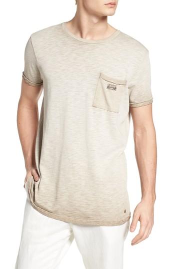 Men's Scotch & Soda Oil Washed T-shirt - Beige