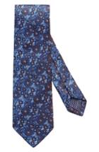 Men's Eton Floral Silk Tie, Size - Blue