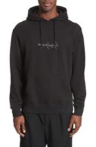 Men's Yohji Yamamoto X New Era Embroidered Hoodie - Black