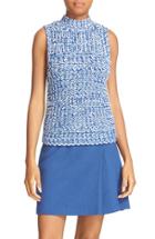 Women's Alice + Olivia Tomi Chunky Texture Mock Neck Sweater