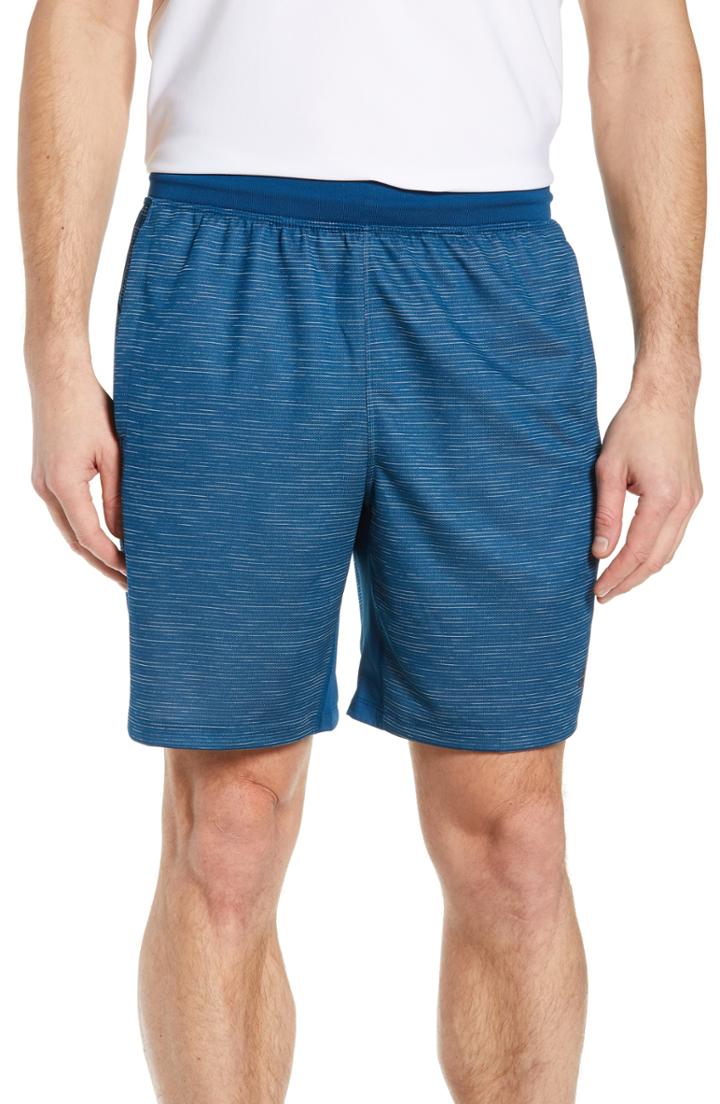 Men's Adidas Knit Shorts - Blue
