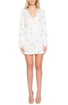 Women's Willow & Clay Floral Embroidered Romper - Ivory