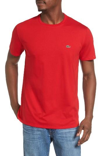 Men's Lacoste Pima Cotton T-shirt (s) - Red
