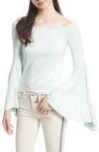 Women's Free People Birds Of Paradise Off The Shoulder Top - Green