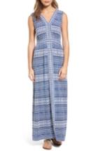 Women's Tommy Bahama Greek Grid Maxi Dress - Blue