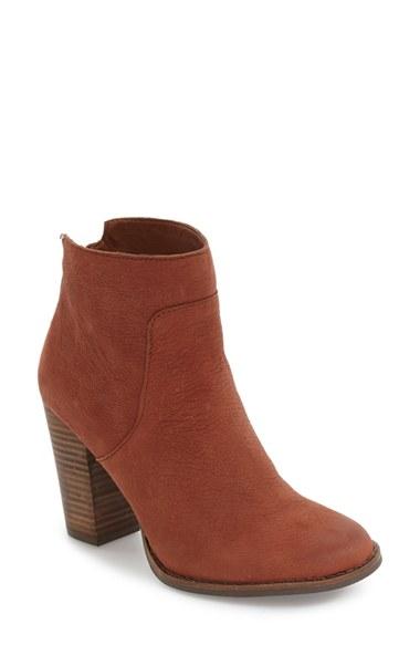 Women's Lucky Brand Liesell Bootie M - Brown