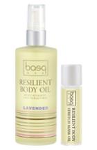 Basq Nyc Lavender Resilient Body Stretch Mark Oil Duo