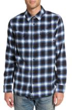 Men's Vans Beachwood Flannel Shirt, Size - Black
