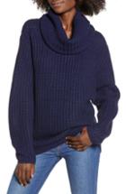 Women's Boss Frankie Cuff Detail Wool Sweater, Size - Red
