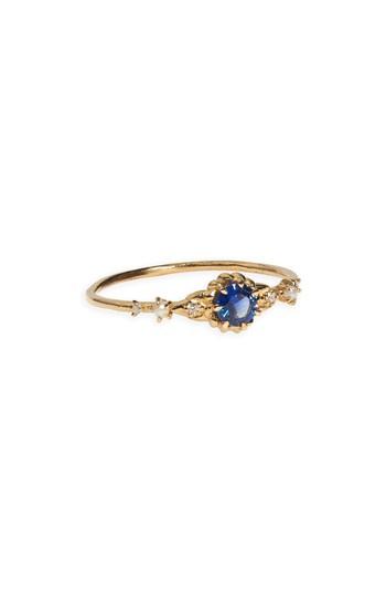 Women's Sofia Zakia Clara's Dream Sapphire, Diamond & Freshwater Pearl Ring