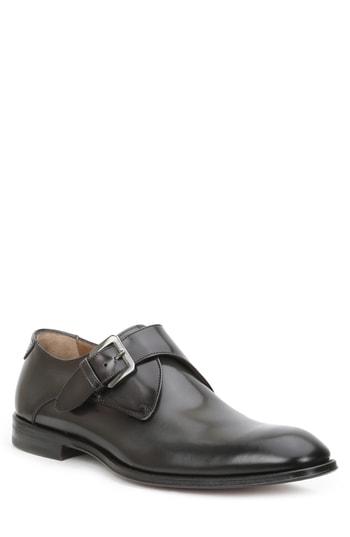 Men's Bruno Magli Lucio Monk Strap Shoe M - Grey