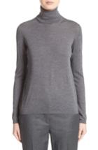 Women's Max Mara Virgin Wool Turtleneck - Grey