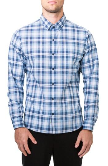 Men's 7 Diamonds Morning Rain Woven Shirt - Blue