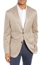 Men's Nordstrom Men's Shop Trim Fit Linen Sport Coat S - Beige