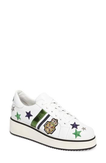 Women's Veronica Beard Emmerson Embellished Sneaker Us / 35eu - White