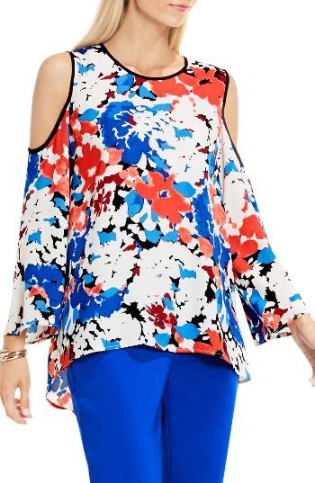 Women's Vince Camuto Bell Sleeve Cold Shoulder Blouse
