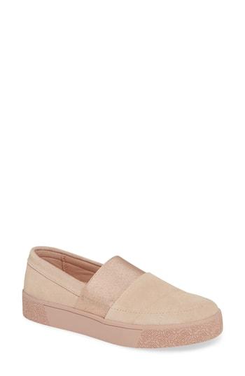 Women's Taryn Rose Greta Slip-on Sneaker M - Beige