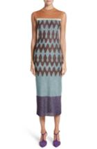 Women's Missoni Colorblock Metallic Knit Midi Dress
