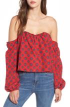 Women's Stone Cold Fox Anita Off The Shoulder Top - Red