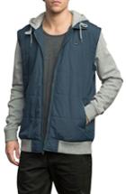 Men's Rvca Puffer Zips Hybrid Jacket, Size - Blue