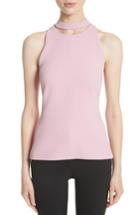 Women's Cushnie Et Ochs Stretch Cady Choker Top - Pink