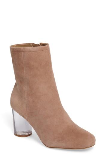 Women's Jessica Simpson Merta Column Heel Bootie M - Brown