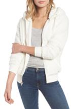 Women's Marc New York Teddy Fleece Zip Jacket - Ivory