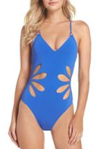 Women's Robin Piccone Ava One-piece Swimsuit - Blue