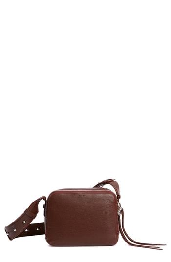 Allsaints Vincent Leather Crossbody Bag - Red