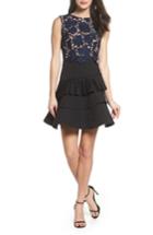 Women's Bronx And Banco Alexa Lace & Ruffle Tier Dress Us / 6 Au - Black