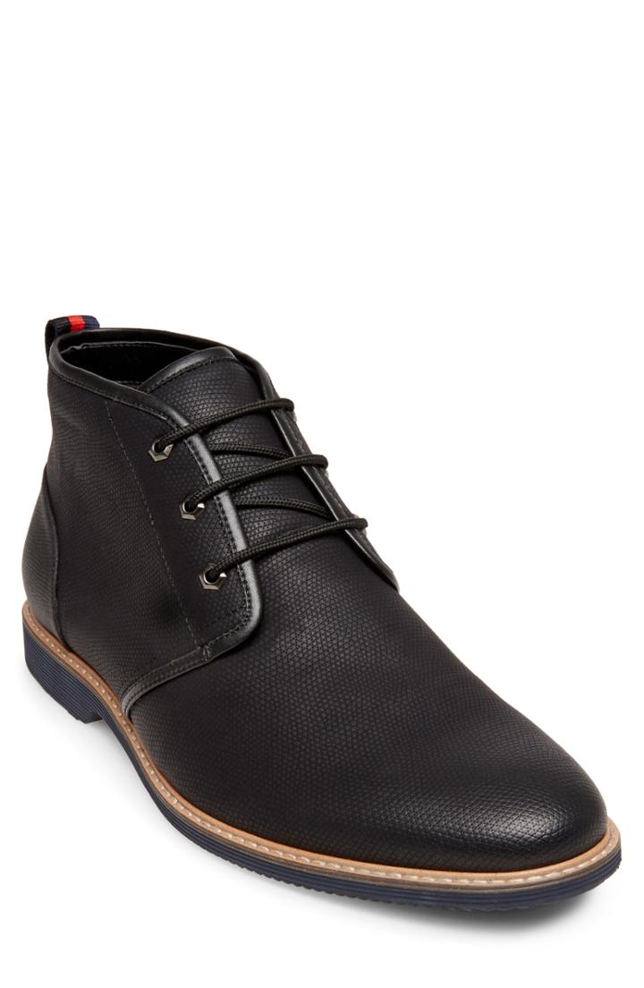Men's Steve Madden Nurture Plain Toe Boot .5 M - Black