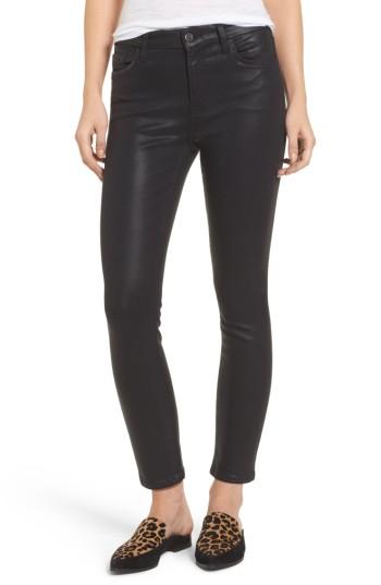 Women's Jen7 Coated Skinny Jeans - Black