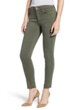 Women's 7 For All Mankind Roxanne Paneled Ankle Slim Jeans - Green