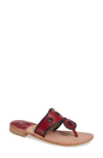 Women's Jack Rogers Spirit Sandal M - Burgundy