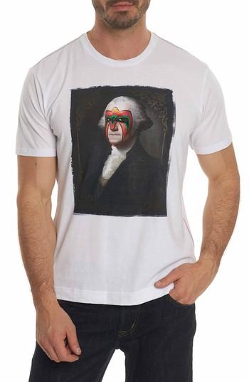 Men's Robert Graham Washington Graphic T-shirt - White