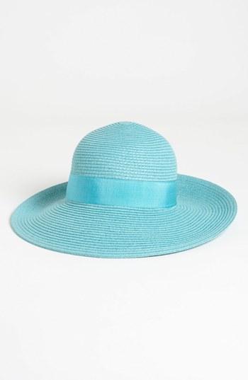 Nordstrom Wide Brim Sun Hat Turquoise