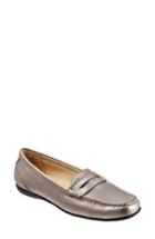 Women's Trotters 'staci' Penny Loafer M - Grey