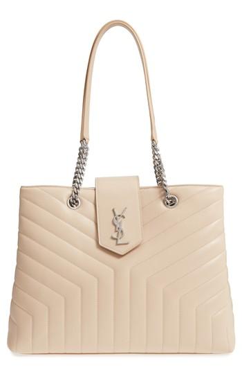 Saint Laurent Large Loulou Matelasse Leather Shopper -