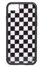 Wildflower Checkered Iphone 6/7/8 Case - Black